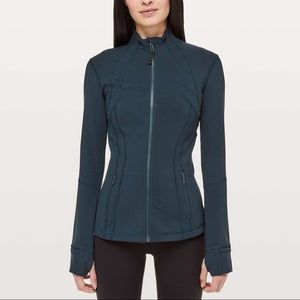 lululemon nocturnal teal blue define jacket 10